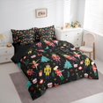 thumbnail image 3 of Feelyou Cartoon Ballet Princess Twin Bedding Sets 7-Piece for Kid, Nutcracker Royal Guarder Bedding Comforter Set, Christmas Tree Reversible Sheet Sets, Ultra Soft Home Decor, 3 of 7