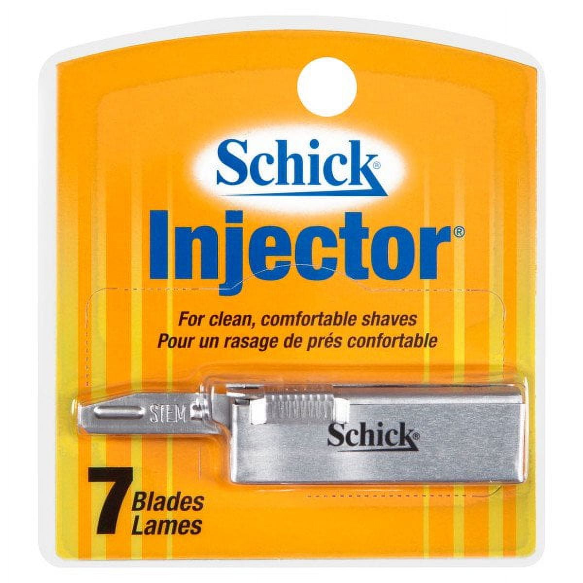 Schick Injector Blades, 7 Ct. Each (Pack of 4) + LA Cross Manicure 74858