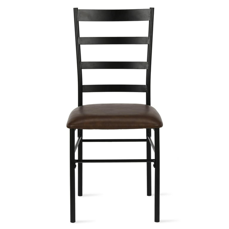Mainstays 5 Piece Wood Metal Dining Room Set Seats 4 Canyon