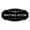Black / Silver, variant on Victorian Waiting Room Sign (Brushed Silver) - Small 3" X 6"