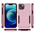thumbnail image 2 of for iPhone 14 Plus Case, Phone Case Heavy Duty 2 in 1 Full Body Rugged Shockproof Hybrid Hard PC Soft TPU Bumper Drop Protective Girls Women Boy Men Covers for iPhone 14 Plus, Pink+Rose, 2 of 8