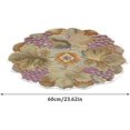 thumbnail image 2 of Floral Area Rugs Peony Flower Shape Area Rugs Non-Slip Rugs Floral Shaggy Carpet Bath Mat for Bedroom Kitchen Bathroom Living Room, Grey, 2'x2', 2 of 7