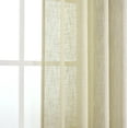 thumbnail image 3 of Hampton Home 2 Piece Luxury Semi Sheer Grommet Top Curtain Panel Pair - Assorted Colors, 3 of 5