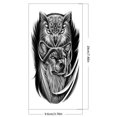 thumbnail image 3 of Tatuajes Temporales 6 uds conjunto de tatuaje negro transferencia de agua flor hierba León Tigre cuerpo tatuaje pegatina Wdftyju Libre de BPA, 3 of 3