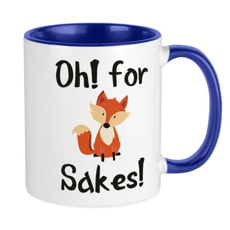 

CafePress - OH! FOR FOX SAKES! Mugs - Ceramic Coffee Tea Novelty Mug Cup 11 oz