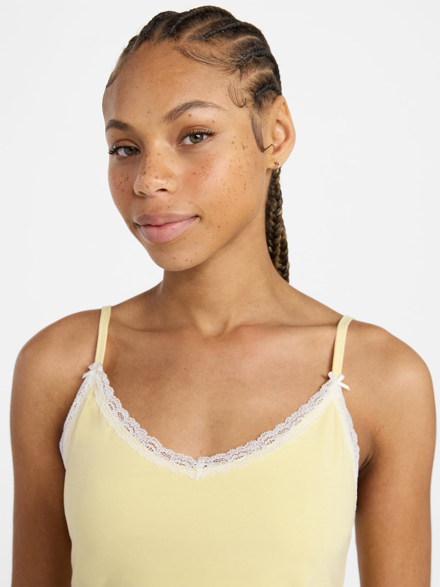 No Boundaries Lace Cami and Shorts Sleep Set, 2-Piece, Women's XXS-3X