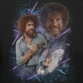 thumbnail image 3 of Teelocity Bob Ross 80s Photo Black Short Sleeve Graphic Tee, 3 of 4