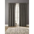 thumbnail image 2 of (2 pack) Better Homes & Gardens Boucle Blackout Curtain Panel, 1-Piece, Black, 50" W x 84" L, 2 of 8