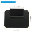 thumbnail image 2 of 88x64mm Plastic Basket Chalkboard Labels with 2Pcs White Chalk Matte Black 20 Pack, 2 of 5