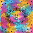 thumbnail image 2 of Gypsie Blu Mandala Twin Hippie Wall Tapestry Boho Wall Hanging Beach Bedspread Living Room Decor Bedsheet Tapestries, 2 of 3