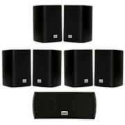 Acoustic Audio AA351B et AA32CB Haut-parleurs d'intérieur montable Ensemble de 7 haut-parleurs