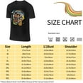 thumbnail image 3 of Jean Michel Basquiat Men's T Shirt Cotton Tee Basic Short Sleeve Crewneck Shirt Tops Black, 3 of 5