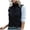 Black, variant on Unir Fall Sweater Vest For Women, Sleeveless Turtleneck Loose Knit Pullover Vest, Cropped Knitted Tank Layering Top, 1 Piece Garment, S‑M‑L, True To Size