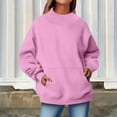 thumbnail image 2 of SHE IS Womens Sweatshirts No Hood Trendy Lightweight Hoodie Women Zip Pullover Sweatshirts for Women Graphic Graphic Tops for Women 2025 My Orders Placed, 2 of 5