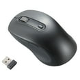 thumbnail image 2 of Onn. 6-Button Ergonomic Wireless Mouse - Grey, 2 of 4