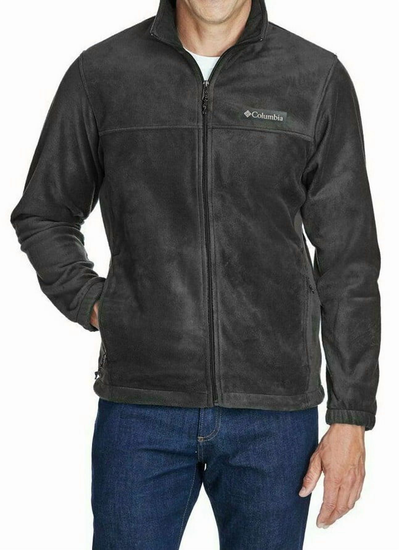 Columbia Men's Granite Mountain Fleece Jacket (Large, Charcoal