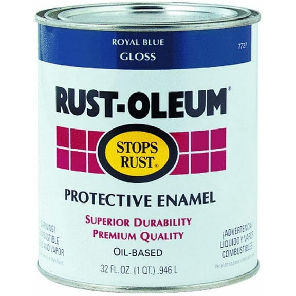 Rust-Oleum Royal Blue Glossy Water Enamel Paint, 32 fl oz