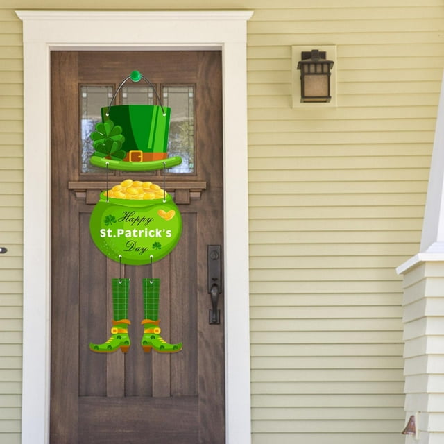 Door Hanging Decorations St Day Decorations Door Sign Saint Day Decorations Happy St Day Hanging Signs Home Wall Decor Perfect Irish Celebration Decoration