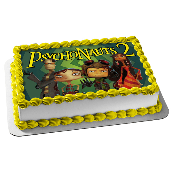 Psychonauts 2 Razputin Aquato Sasha Nein Edible Cake Topper Image ABPID55411