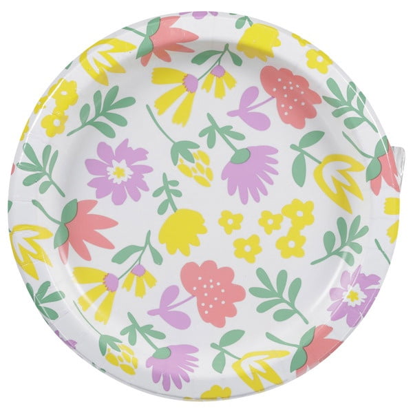 Pizazz Spring Paper Plates, 10" (100 Count)