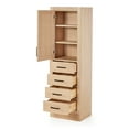 thumbnail image 5 of ARIEL Hepburn Bathroom Linen Storage Cabinet 65”H x 20”W x 16”D Natural Oak, 5 of 8