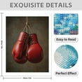 thumbnail image 3 of Diamond Art Kit for Adults, Red Boxing Gloves Hanging Rope Diamond Painting for Adults Beginners, DIY Diamond Art Painting Kits, 5D Diamond Painting Crafts for Home Decor 12x16 Frameless, 3 of 7