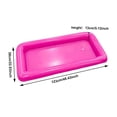 thumbnail image 3 of Leeye Inflatable Cup Holder Float, 48.4 x 23.6 Inch Pool Drink Tray with Cup Holders, Floating Beverage Station for Swimming Pool Parties, Yellow, 3 of 4