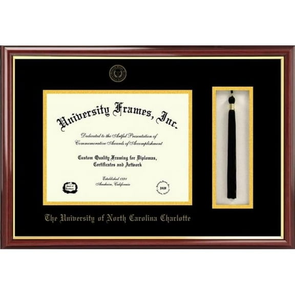 Campus Image NC993PMHGT University of North Carolina- Charlotte Tassel Box and Diploma Frame