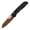 Rose Gold Black, variant on Tenable Shard Folding Pocket Knife with Clip, 3.47'' Rose Gold 14C28N Blade,Secure Crossbar Lock,Black Aluminum Handle,T1006V10