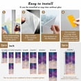 thumbnail image 6 of Night Sky Stars Window Privacy Film, Shooting Star Cloud Galaxy Static Cling UV Sun Blocking Heat Control Window Tint Day and Night, Non-Adhesive Reusable One Way Windows Privacy Cover 17.7''x78.7'', 6 of 7