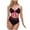 Watermelon Red, variant on Zuesphe Cute Swimsuit for Women Two Piece Bathing Suit for Women High Waisted Womens Swimwear 2025 2 Pieces Monokini Swimsuit Wrap Tie Back