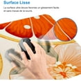 thumbnail image 2 of Orange Computer Mouse Pad Rubber Mat for Gaming, Office, Laptop, PC Women’s Choice Vibrant Design for a Modern Desk Setup NonSlip Base (11.8"x31.3"), 2 of 6
