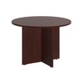 thumbnail image 2 of Table de Conférence Ronde avec Base en Bois en Cerisier Récolte, 2 of 7