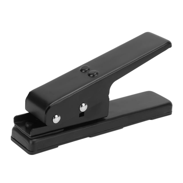 Punzón para púas de guitarra, herramienta para hacer púas de guitarra negra, cortador de púas para guitarra, aspecto llamativo