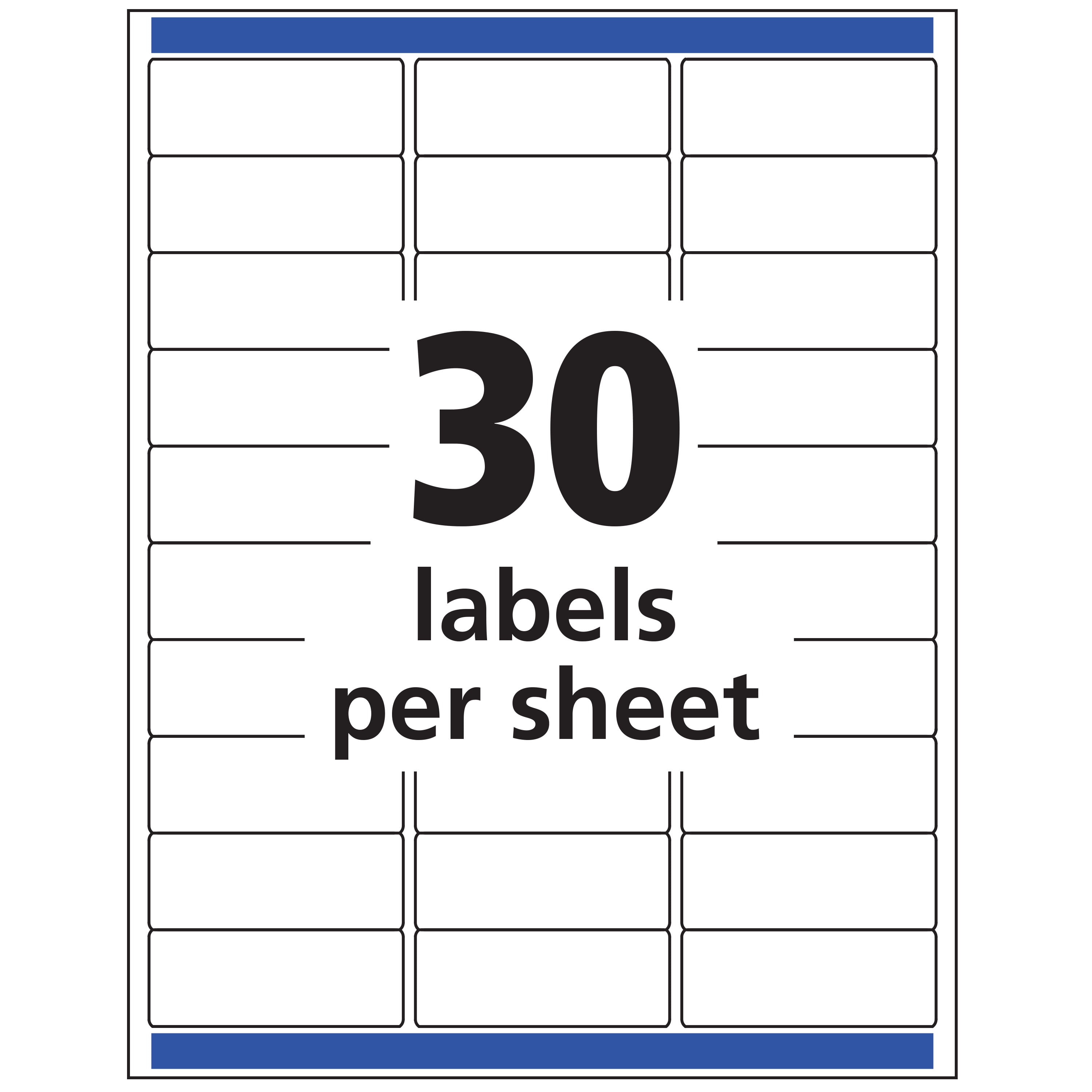 Avery Labels Template 5660 Collection