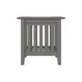 thumbnail image 2 of AFI Mission Chair Side Table, Grey, 2 of 5