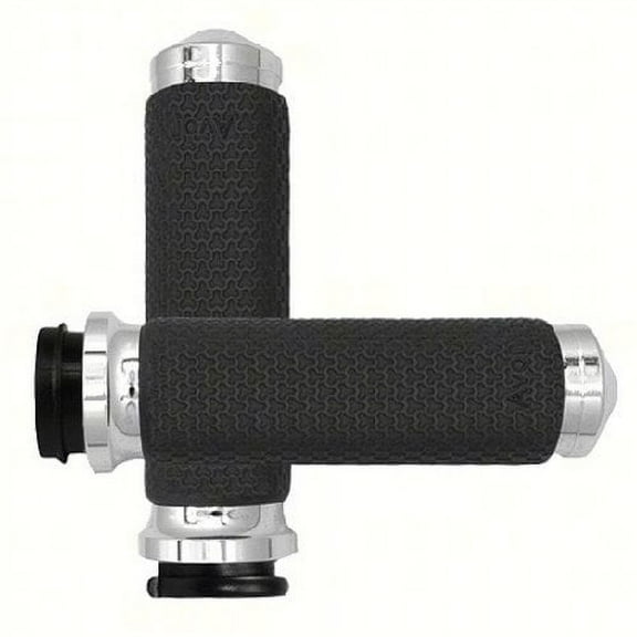 Avon Grips  MF-63A-CH-FLY; Fly By Wire Throttle Memory Foam Grip Chrome