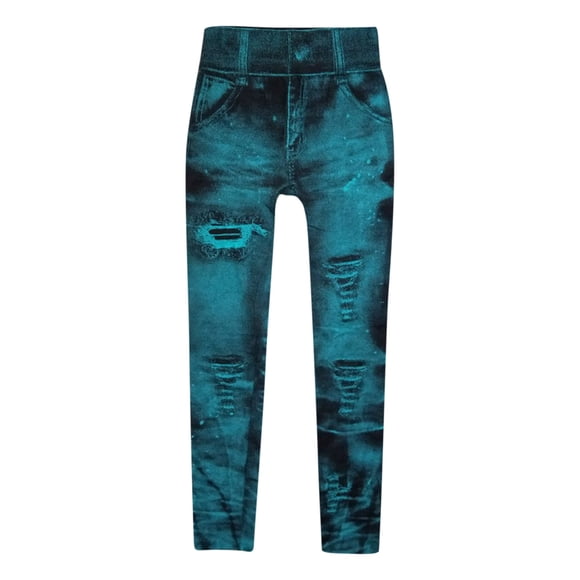 Pantalones de mujer Leggings Vaqueros de mezclilla clásicos Leggings Pantalones casuales Imitación de mezclilla Pantalones delgados súper elásticos para mujer GERsome GERS18