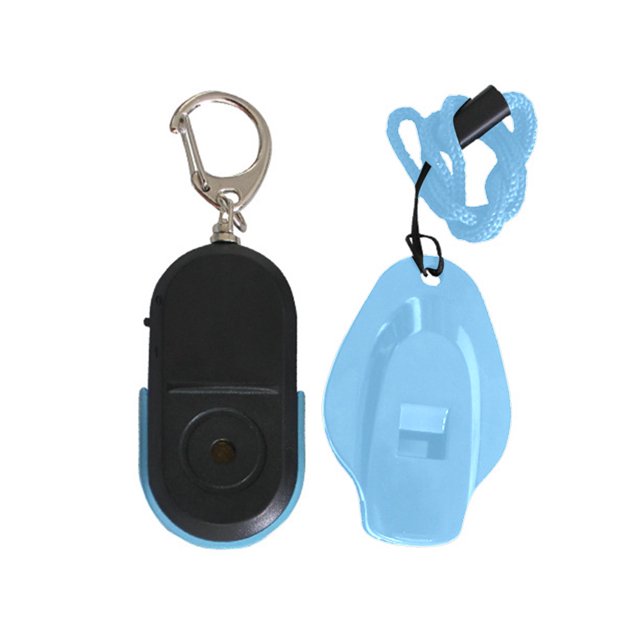 Ikeay Home Deals Gps Tracker for Vehicles Whistle Lost Key Finder Flashing Beeping Locator Remote Sonic Keychain Led