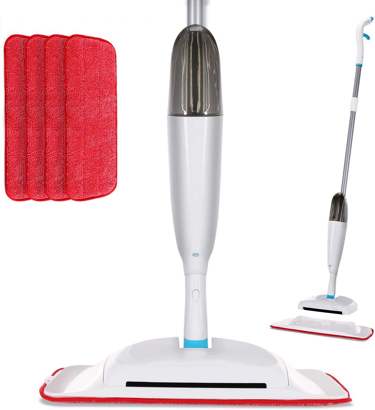 Eyliden Multifunctional Spray Mop & Sweeper Kit with 4 Microfiber Mop Pads,Dust Mops for Hardwood Laminate Tiles Wood Ceramic Floor Cleaning Wet and Dry