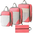 thumbnail image 1 of 4pcs/set Compression Packing Cubes Expandable Storage Travel Luggage Bags Organizer, 1 of 5