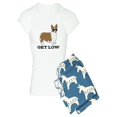 thumbnail image 1 of CafePress - Get Low Corgi - Women's Light Pajamas, 1 of 1