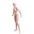 thumbnail image 2 of Action Figure With Arms PVC Blank Action Figure DIY Skin Color Poseable Figure Action Man Figure Model Female Action Figure Set With Toy Gestures Cellphone Kit For Drawing Sketchin, 2 of 9