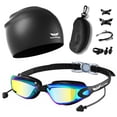 thumbnail image 1 of Gafas de natación y gorro de natación AzureWings 7 en 1 para hombre y mujer, 1 of 8