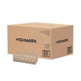 thumbnail image 2 of Highmark® 100% Recycled Multifold Paper Towels, 9 1/4" x 9 1/4", Natural, 250 Towels Per Sleeve, Case Of 16 Sleeves, 2 of 6