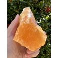 thumbnail image 3 of Extra Large Orange Calcite Rough Natural Stones, Raw Calcite Orange Crystals (0.5-1 Pounds), 3 of 8
