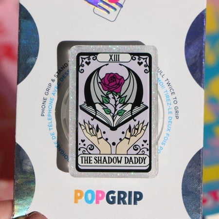 Shadow Daddy Tarot Card Resin Phone Grip: Fantasy Book Grip