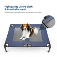 thumbnail image 6 of Pawhut Elevated Cooling Summer Pet Bed With Mesh Ventilation, Blue, 36" x 30", 6 of 7