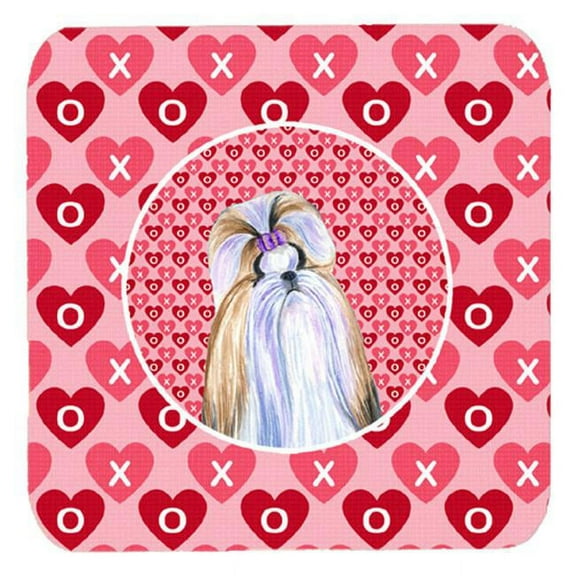Shih Tzu Foam Coasters, Set Of 4