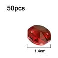 thumbnail image 2 of 14mm 50 Uds cuentas octagonales de cristal 2 agujeros DIY accesorios de cristal para decoración del hogar y boda, 2 of 5